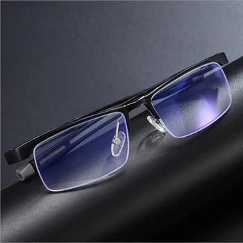 Zunanji Moške Aluminija, Magnezija Pol Okvir Anti-Izgubil Par Zaklepanje Magnet Proti Blue Ray Očala ,Recept za Kratkovidnost A6006