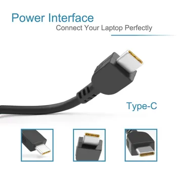 Prenosni Polnilec 65W w, USB Tip C(USB-C) NAPAJALNIK za Lenovo ThinkPad Joga,ADLX65YDC3A,ADLX65YCC3A,ADLX65YLC3A