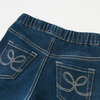 DBK10667 dave bella jeseni otroci jeans dekle hlače celotno dolžino hlače za malčke malčka hlače