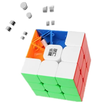 Yongjun YJ V2M 3x3 Magnetni Magic Cube 3*3*3 Magnet Hitrost kocka 3x3 Puzzle Cubo Magico Strokovne Izobraževalne Igrače za otroke