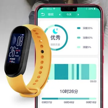 M5 Pametna Zapestnica Bluetooth Šport Fitnes Tracker Srčnega Utripa Nepremočljiva Ženske Moški Pametno Ročno Uro Band Mi Pasu 5 Watch