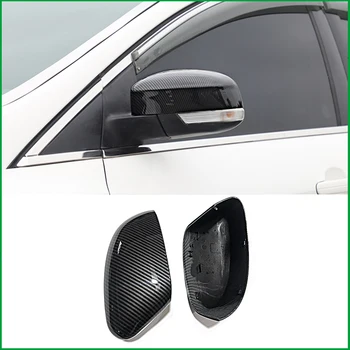 Za Ford Focus MK3 2012-2017 Rearview Mirror Shell Nadomešča Original Vrata Strani Krilo Ogledalo Kritje Skp ABS Ogljikovih Vlaken Videz Trim