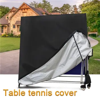 Črna Nepremočljiva Ping Pong mize za Namizni Tenis Zajema Zaščito Zunanja Notranja Anti-UV Dustproof Kritje 30x25x5cm