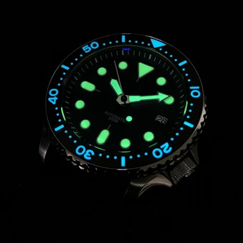STEELDIVE 1996 Mehanska ura Moški 200M Potapljač Watch NH35 Gibanje 316L iz nerjavečega jekla vodotesen svetlobni Samodejni watch