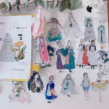 18pcs Anime Čarobni Girl nalepke/Scrapbooking Nalepke /Dekorativne Nalepke /DIY Obrti Foto Albumov