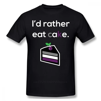 Asexual T Shirt Asexual Ali Asexuality Humor Ponos Majica T-Shirt Bombaž Moški Tee Majica Oversize Priložnostne Smešno Tshirt