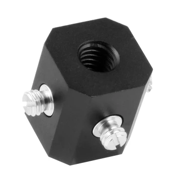 1/4 3/8 Ac Vijak Vsestranski Mini Magic Cube Nastavek za DSLR Fotoaparat Držalo za Dežnik Nosilec za Bliskavico Mic Stojalo Ballhead