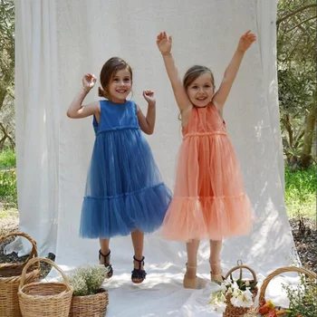 MILANCEL poletje otroci obleko za deklice brez rokavov čipke obleko za dekleta modni princesa obleko dekleta stranka obleko