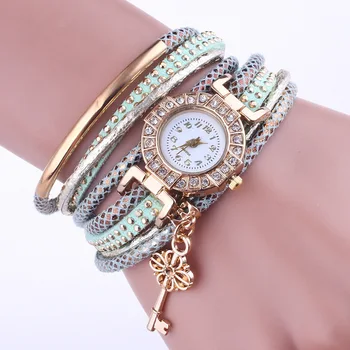 2019 Luxury Gold Dame Watch Ženske Modni Starinsko Diamant, Obesek, Zapestnico Zapestne Ure Žensk Priložnostne Obleko Quartz uro