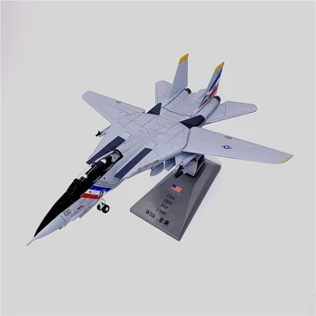 1:100 1/100 Obsega NAM F-14 Tomcat VF-2 Borec Diecast Kovinski Letalo Letalo Letalo Model Igrača