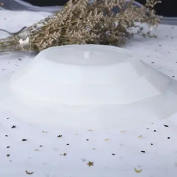 3 Kos Kristalno Epoksi Smolo Plesni Tri-plast Krog 3D Sadje Pladenj Litje Silikonski Kalup DIY Obrti Okraski Izdelavo Orodij
