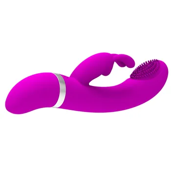 7 Hitrosti G Spot Vibrator Rabbit Dvojni Vibrator za Ženske Vagine, Klitoris Massager G Točki Stimulacije Masaža Vibratorji se Sprostite Telo