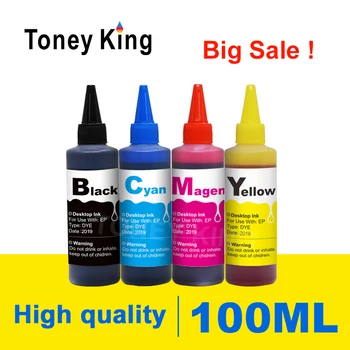 Toney Kralj 4 Barve za Barvanje ponovno Polnjenje Ink Komplet Za HP 140 141 XL Za HP140 Kartuša Photosmart; C4583 C4283 C4483 C5283 D5363 Tiskalnik
