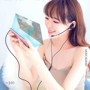 2pcs Slušalke Čelade Za Pubg PS4 CSGO Čelade Igre Gaming Slušalke Z Mikrofon Nadzor Glasnosti PC telefon Igralec Slušalke