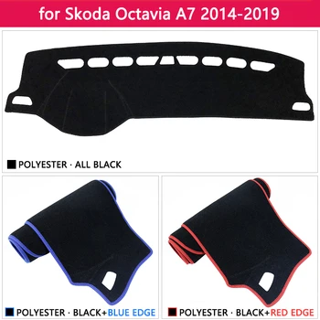 Za Skoda Octavia 3 A7 MK3 5E~2019 Anti-Slip Mat nadzorna plošča Pokrov Pad Dežnik Dashmat Dash Pribor 2016 2017 2018