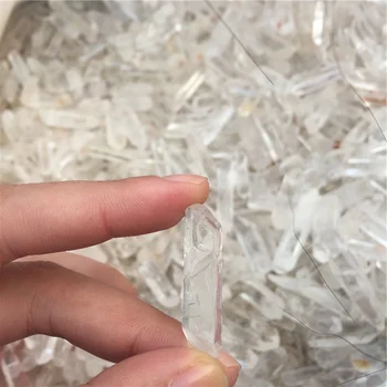 1000g naravnih quartz crystal prvotne točke majhnih tankih kosov