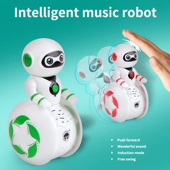 MJY Inteligentni Mešalniku Elektronski Robot Glasbe Indukcijske Trojk Mešalniku Igrače Za Otroke Okoljske Plastičnih Ustvarjalne Robotsko