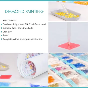Diamond Slikarstvo Kompleti za Odrasle Diamantno Art 5D Barva z Diamanti DIY Slikarstvo Kit Sončnično Cvetje Barva Gem Umetnosti Vaja Dotz