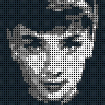 2304pcs Audrey Hepburn Pixel Art Mozaik po Meri Umetniško Fotografijo Slikarstvo gradniki Ustvarjalne DIY dekle Številke zbiranje Igrač