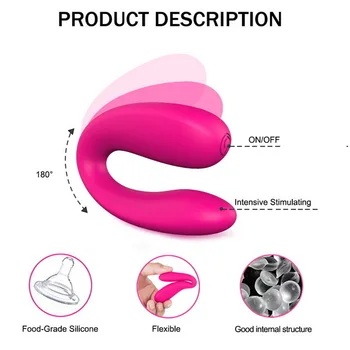 LOAEY Vodoodporni Silikonski Tip C Klitoris G Spot Vibratorji Za Nekaj Adult Sex Igrače za Ženske Močne Močne Vibracije Dildo