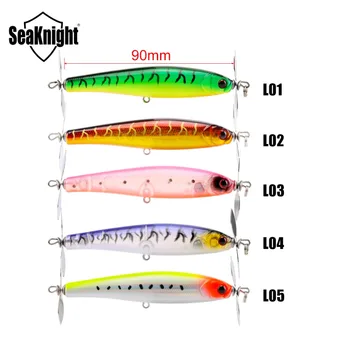 SeaKnight SK034 Svinčnik za 14,5 g 90 mm 3.54 v Trdi Fishing Lure 1Pcs Topwater Umetne Vabe 3D Oči Oster Kljuke