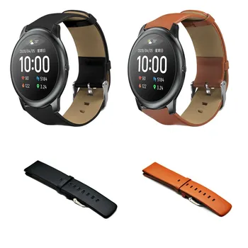 22 MM Smartwatch Watch Pas Usnjeni Trak Zamenjava za Haylou Sončna za Huawei Watch GT za Xiaomi Watch Color/ BW-HL3 BW-AT1