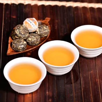 50pcs Pu ' er Čaj 8 Različnih Okusih 2020 Mini Yunnan Pu-erh Čaj, Kitajski Čaj puerh Chai z Vrečko Darilo