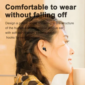 T5 Bluetooth 5.0 Slušalke 350mAh Polnjenje Box Brezžične Stereo Slušalke V Uho Športne Slušalke Z Mikrofonom