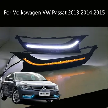 2Pcs Za Volkswagen VW Passat 2013 Passat B7 LED DRL Dnevnih Luči Luči, luči za Meglo