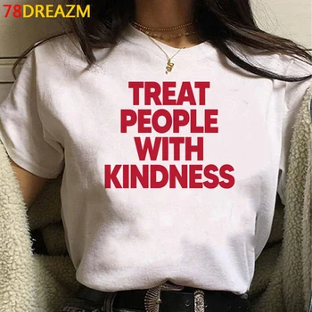 Vroče Eno Smer Majica s kratkimi rokavi Ženske Kawaii Risanka Harry Styles T-shirt Zdravljenje Ljudi z Dobroto Grafični Tees TPWK Tshirt Ženske