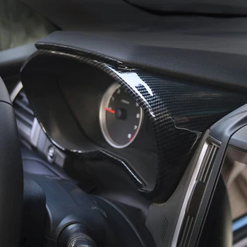 Avto armaturne Plošče, na Armaturno Ploščo Kritje Trim ABS Ogljikovih vlaken Nalepke Za Subaru Gozdar SK 2018 2019 Mat Dekoracijo