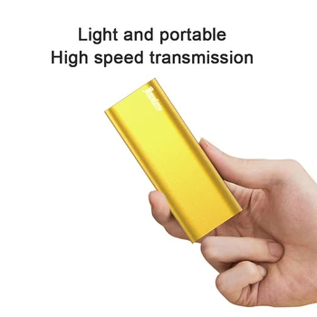 Coolfish M3 SSD 1T 2T Tip-c USB 3.1 Zunanji SSD Visoko Hitrost Prenosa Mini Mobilni ssd Disk Za Macbook Mobilni Telefon