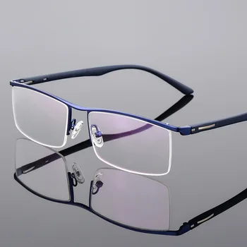 BCLEAR 2018 Nov Prihod High-end Poslovni Moške Očala Okvir Edinstveni Tempelj Design Titanove Zlitine Pol Platišča Spektakel Očala