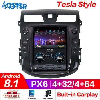 Tesla slog px6 Android 8.1 4+64 G Avto DVD Predvajalnik, GPS Navigacija Za NISSAN TEANA 2013+ večpredstavnostna radio snemalnik glavne enote stereo