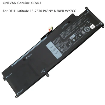 ONEVAN Resnično Novo XCNR3 Baterija za Dell Latitude Ultrabook 7370 13-7370 N3KPR P63NY WY7CG 0WV7CG Serije