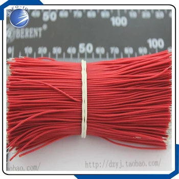 1000PCS/VELIKO Žic 1000 100MM elektronski žične povezave Žice dvakrat vodil tin rdeča