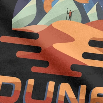 Dune Vintage Retro Film Grafični T Srajce za Moške Neverjetno T-Shirt Arrakisa Sandworm znanstvena Fantastika Tees Ideja za Darilo Oblačila
