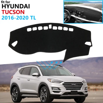 Nadzorna plošča Pokrov Zaščitni Ploščici za Hyundai Tucson TL 2016 2017 2018 2019 Avto, dodatna Oprema na Armaturno Ploščo Dežnik Anti-UV Preprogo Preprogo