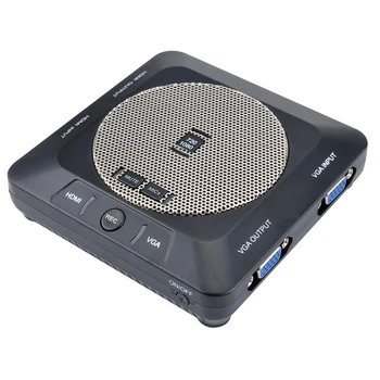 1080P HDMI Predavanje Diktafon VGA, Avdio in Video posnetki Kartico, Mikrofon Mic Vhod Zapis Predavanje Lekcije Konferenca, U Disk USB