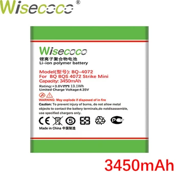 WISECOCO 3450mAh Baterija Za BQ BQS 4072 BQ-4072 stavke mini Mobilni Telefon, ki je Na Zalogi +Številko za Sledenje