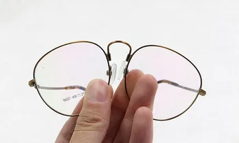 BCLEAR Retro krog optični okvir visoke kakovosti pomnilnik zlitine kovin full frame očala za moške in ženske najbolj priljubljenih novih 902