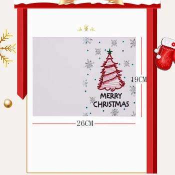 5D DIY Diamond Slikarstvo voščilnico Posebno Oblikovan Diamond Vezenje Risanka Božični Kartice Razglednice Rojstni dan, Božič Darilo