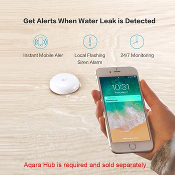 Xiaomi Aqara IP67 Vodo nekaj minut potopite Senzor Poplavne Vode Detektor Senzor Daljinski Alarm Varnosti Namakanje Senzor Z Mi Prehod