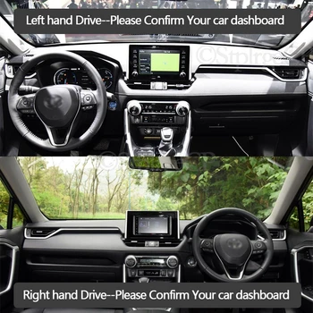 Za Toyota Rav4 XA50 2019 2020 Anti-Slip Mat nadzorna plošča Pokrov Pad Dežnik Dashmat Avto Dodatki Dash Mat Pad Zajema Styling
