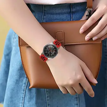 Silikonski Watch trak za amazfit bip WatchBands 22 mm 20 mm Galaxy watch 46mm Samsung Prestavi šport S4 s3 Meje Klasičnih watch band