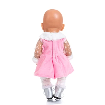 Drsanje Set Oblačila Primerna Za novorojenčka otroka 43 cm Lutka Obleko Lutka Pribor Za 17inch Baby Doll