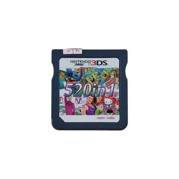 520 Igre v 1 UGOTOVI, da je Igra Paket Sim Super Combo Kartuše za Nintendo NDS DS 2DS Novi 3DS