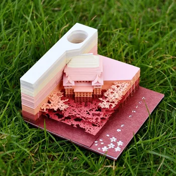 DIY Scrapbooking Omoshiroi Blok 3D Udobje Nalepke, Knjige Kartico Obrti Japonskem Ustvarjalne Stereoskopski Lepljivo Opombo Papirja