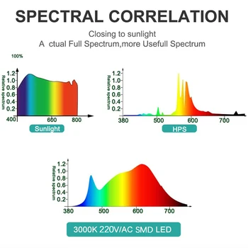 2PCS LED Grow Light PhytoLamp Za Rastline Šotor 50 W AC 220V Cvet Sejanje Doma Celoten Spekter Ffs Lučka Zaprtih prostorih Rastejo Žaromet