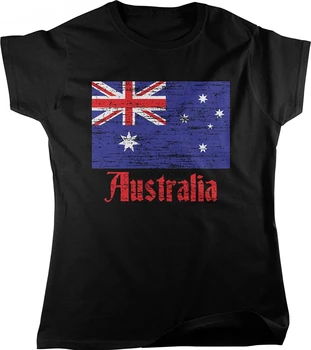 NOFO Oblačila Co Zastavo Avstralija Avstralsko Zastavo Ženske T-Shirt